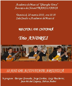 Andrei, Aurelian, Adrian Constantin - Trio Andrei